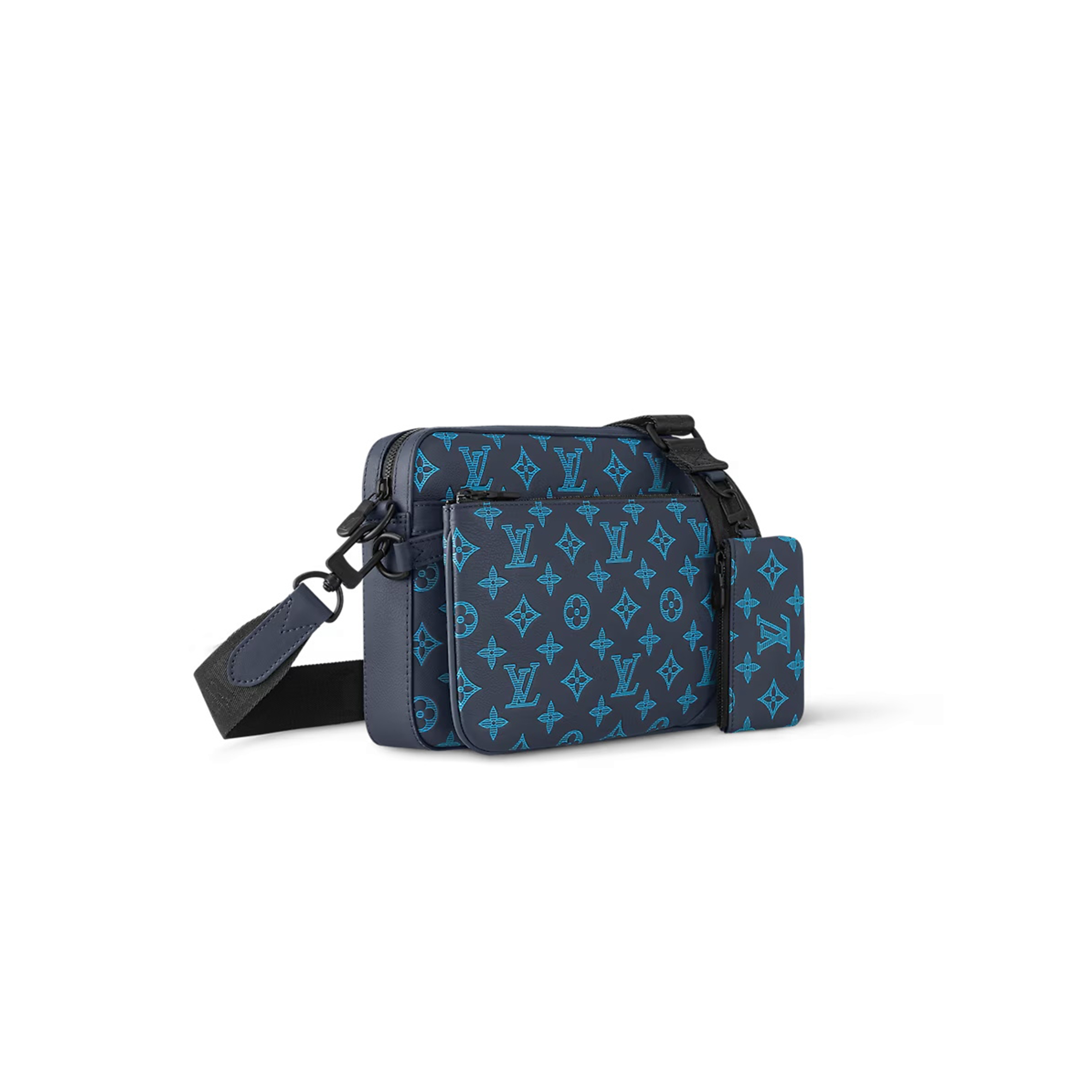 l0*is V*t0n nam trio messenger bag ''blue'' m46604 (25*18.5*7cm)